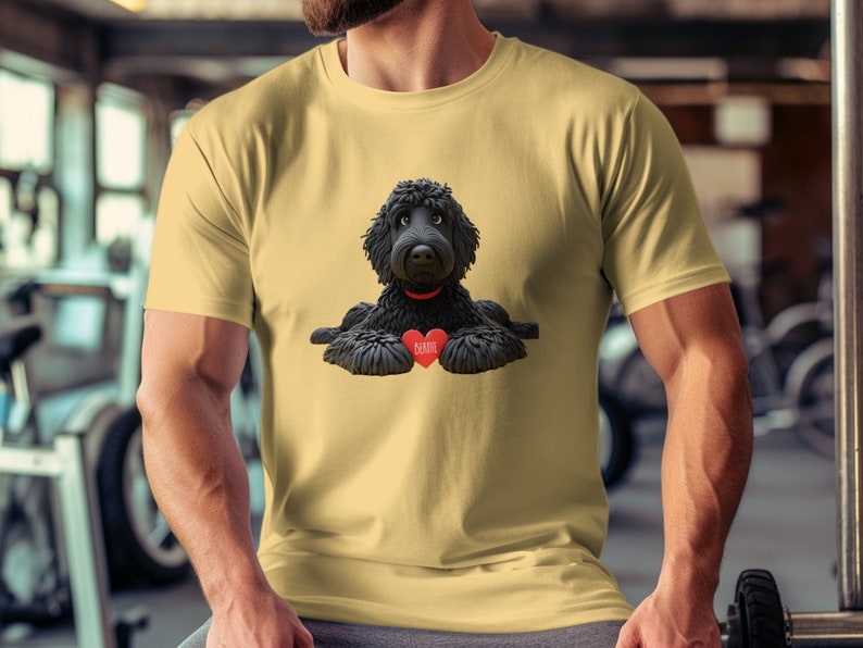 Personalized Black Goldendoodle Dog T-Shirt, Perfect Dog Lovers Tee, Gift for Her or Him, Perfect Trendy Gift for Doodle Mama Dad Pet Lovers