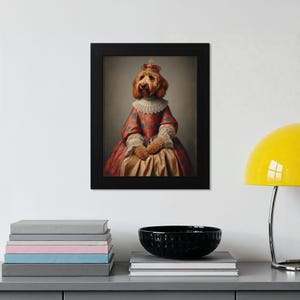 Custom Pet Portrait, Dog in Royal Attire, Unique Pet Art, Personalized Dog Painting, Custom Dog Art, Pet Lovers Gift, Royal Pet Portrait