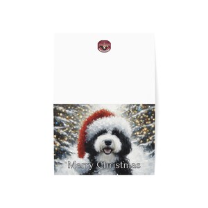 Christmas Dog Card, Cute Holiday Greeting Card, Adorable Pet Christmas Card, Festive Dog Lover Card, Merry Christmas Card