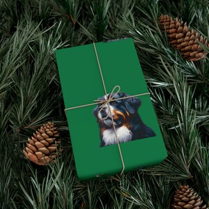 Bernese Mountain Dog Wrapping Paper | Eco-Friendly Gift Wrap image 5