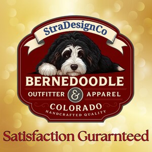 Personalized Brown Bernedoodle Christmas Ornament, Custom Dog Keepsake | Ceramic | 2.76-Inch Round Holiday Decoration, Sublimation image 9
