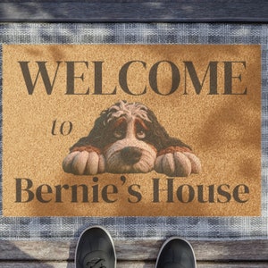Bernedoodle door mat, doodle mom, door mat, doormat, pet mat, funny welcome mat, pet welcome mat,Bernedoodle, Miniature Bernedoodle, Tiny Bernedoodle, Australian Bernedoodle, Goldendoodles, Standard Goldendoodle, Miniature Goldendoodle