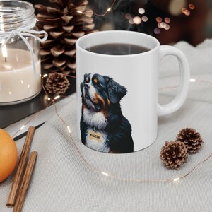 Bernese Mountain Dog Mug, Berner Mug, Dad gift, valentines gift, birthday mug, dog mug, dog gift, Bernedoodle, Doodle Dad, Doodle Mom