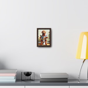 bathroom poster,custom dog gift,custom pet portrait,custom pet print,dog in bathtub print,dog in toilet,dog mom gift,dog portrait,funny pet portrait,kids bathroom art,memorial dog gift,personalized dog art,pet portrait