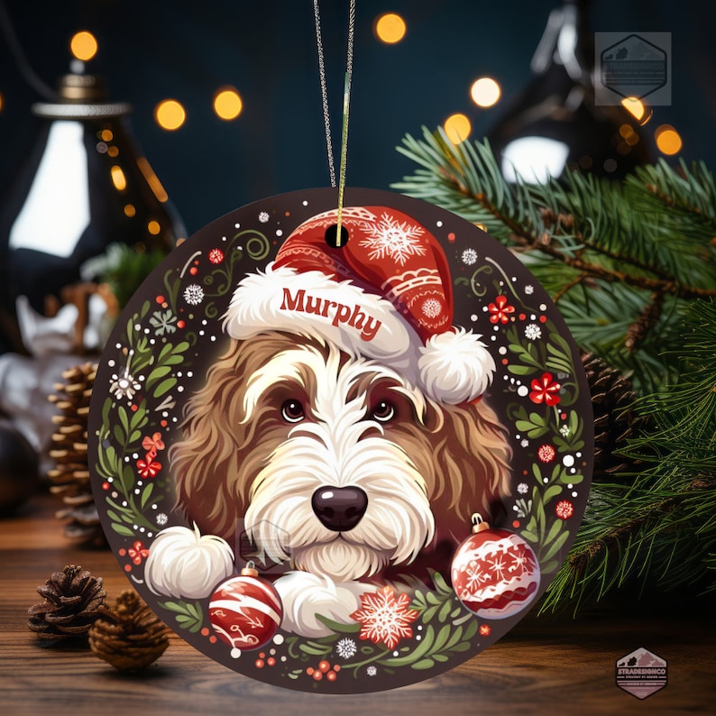 Bernedoodle Ornament - Custom Personalized For You