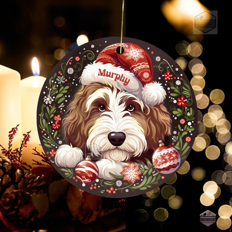 Bernedoodle Ornament - Custom Personalized For You