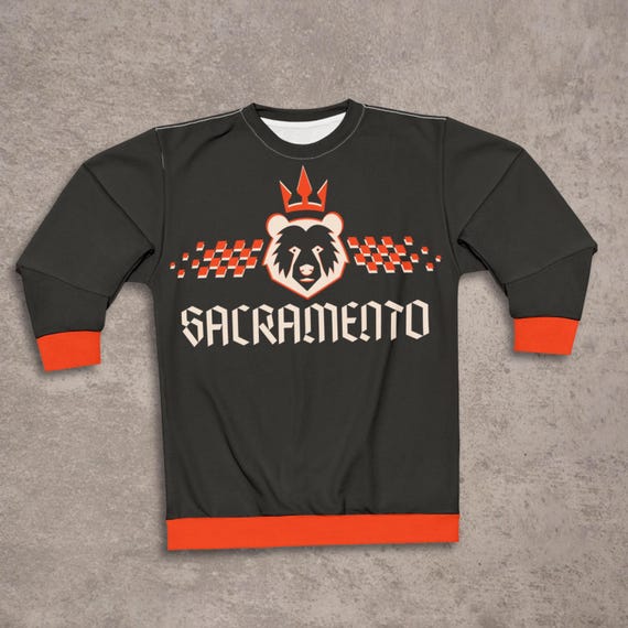 Sacramento Bear Crown sweatshirt | All-over print crewneck