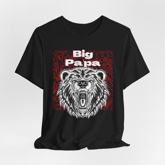 Big Pa'pa Bear T-Shirt: Unisex Jersey Short Sleeve Tee