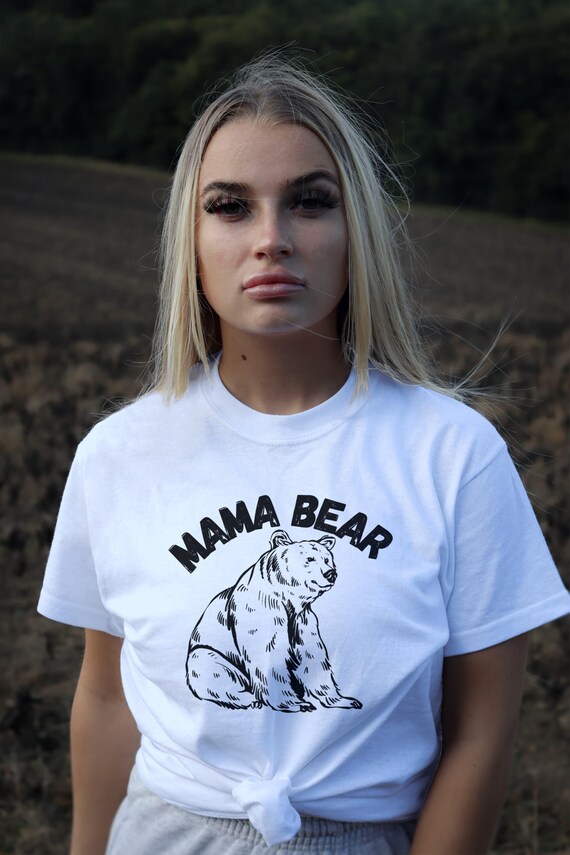 Mama Bear Graphic Tee, Mother's Day Gift, Unisex Cotton Top