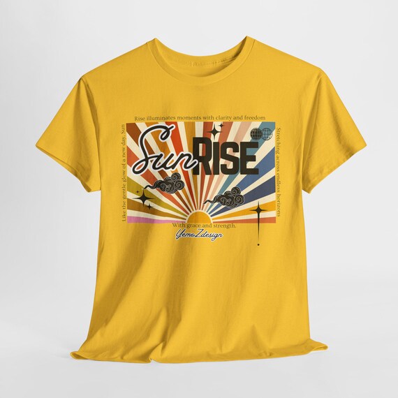 Sunrise Poem Graphic Tee - Inspirational Nature Lover Gift