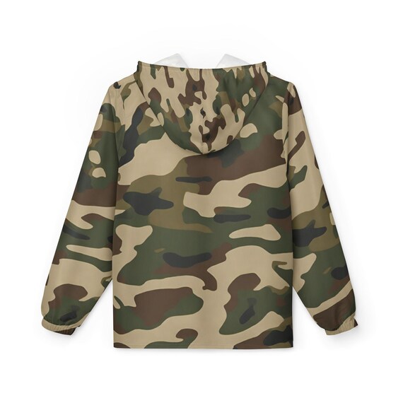 Camouflage Windbreaker Jacket: Outdoor Hunting, Camping Apparel