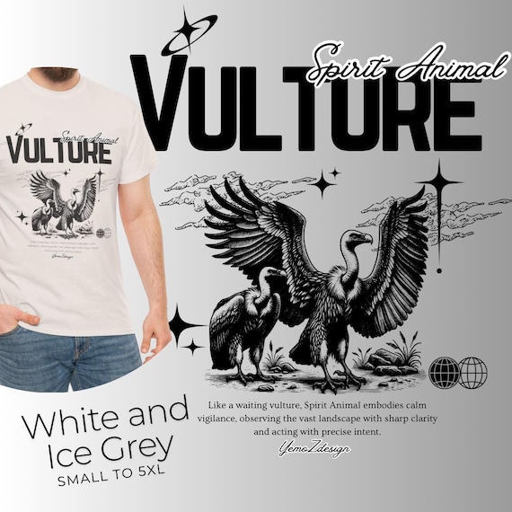 Vulture Spirit Animal T-Shirt: Bold Graphic Tee