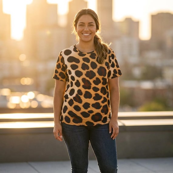 Leopard Print Allover-Print Jersey