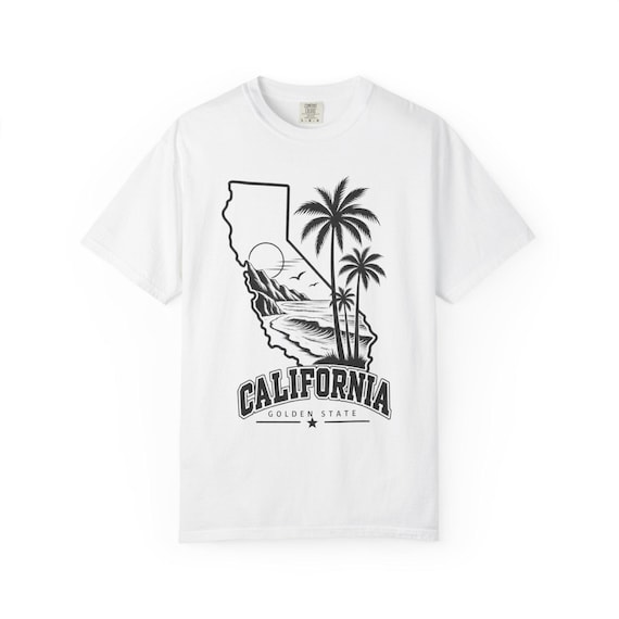 California Palm Trees T-shirt | Golden State Coastline Tee