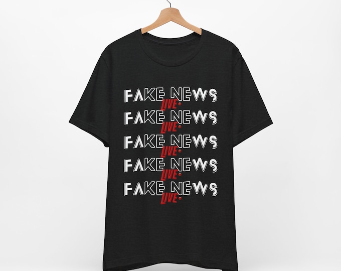 Fake News Short Sleeve T-Shirt