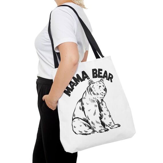 Mama Bear Graphic Tote Bag, Mother's Day Gift