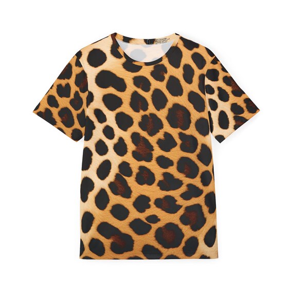Jaguar Print Athletic Tee: Men's Sportswear Jersey