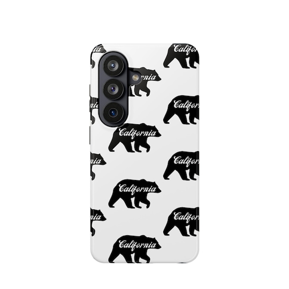 California Bear Pattern Phone Case | Magnetic Impact-Resistant Case