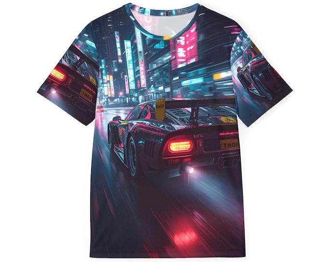 Men's Racing Graphic Jersey Tee, Car Lovers Gift