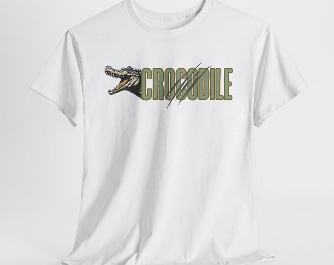Savage Crocodile Unisex Heavy Cotton Tee