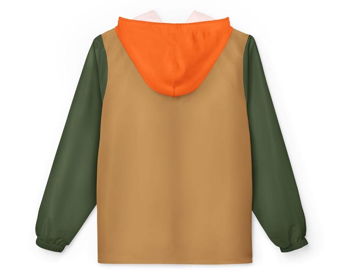 Colorblock Windbreaker Jacket, Lightweight Outdoor Hiking Coat