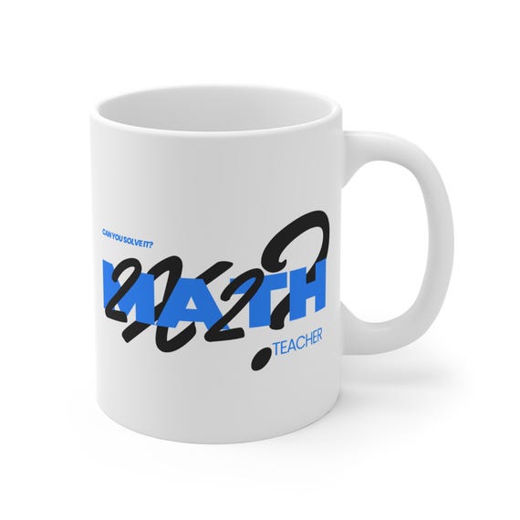 Math Teacher Mug: Multiplication Problem, Back-to-School Gift