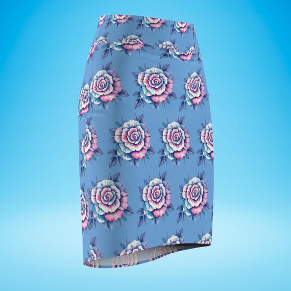 Floral Pencil Skirt: Elegant Spring Fashion, Office to Evening Wear