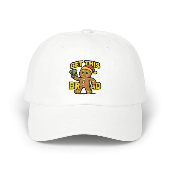 Get This Bread Gingerbread Hat Classic Dad Cap | Christmas Holiday Baseball Cap