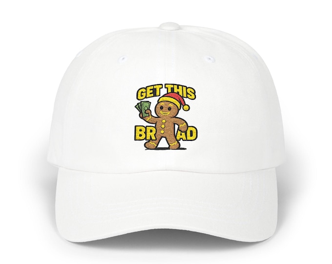 Get This Bread Gingerbread Hat Classic Dad Cap | Christmas Holiday Baseball Cap