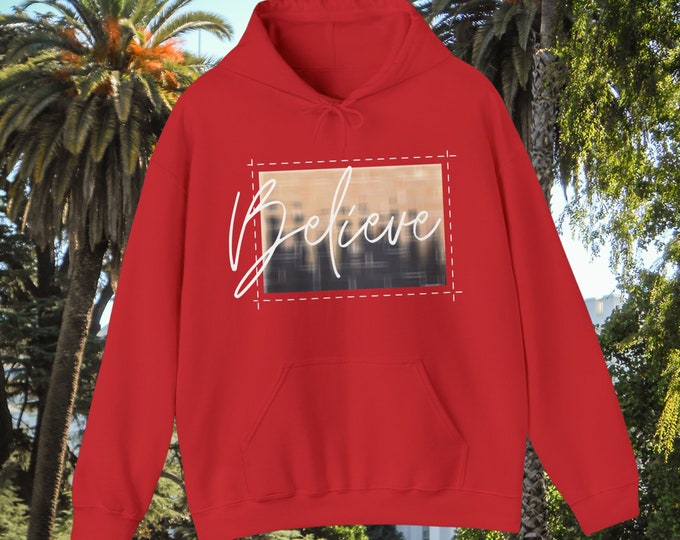 Believe Heavy Blend™ Hooded Sweatshirt , Believe Heavy Blend Gift Hoodie