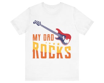 Gitarre Papa Shirt, Rock Papa Shirt, Vatertag Shirt, Vatertagsgeschenk, Geschenk für Papa, lustiges Papa Shirt, Vatertags T-Shirt, Rocker Papa, Papa Geschenk