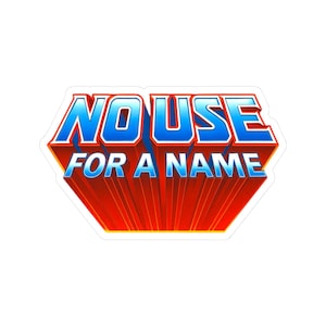 Sticker geen gebruik voor een naam - Masters of the Punkiverse Mashup-stickers