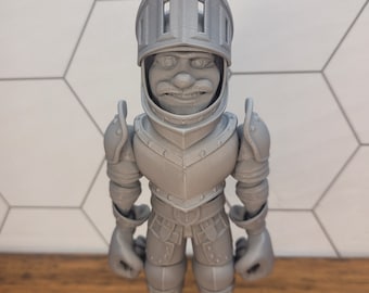 3D Printed Articulated Flexi Knight | High Quality | Castle Knight | Homemade | FLEXIBLE Desk Toy