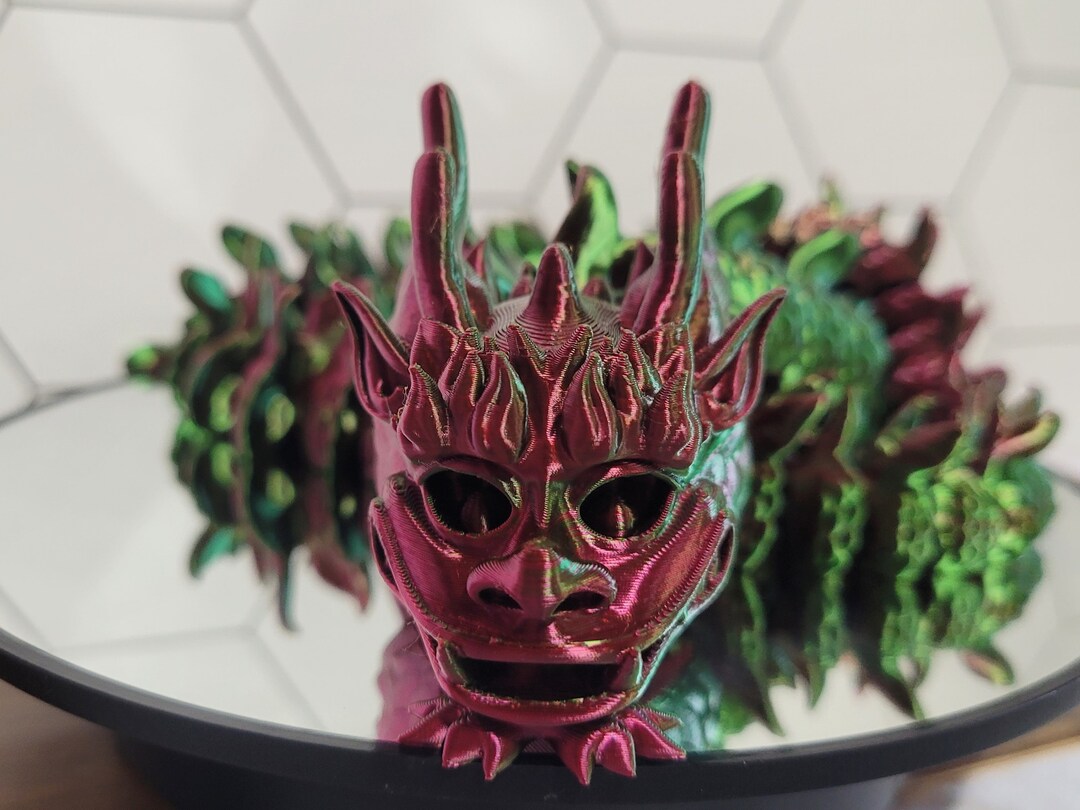 Articulated Imperial Dragon 3D Printed Dragon Desk Toy | Flexifactory ...