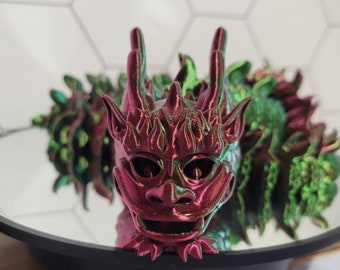 Articulated Imperial Dragon 3D Printed Dragon Desk Toy | FlexiFactory | Flexible Dragon | 3D Printed DRAGON