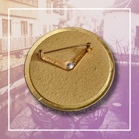 Broche Vintage Remy Dis Paris émaillée - Années 80/90 - Made In France