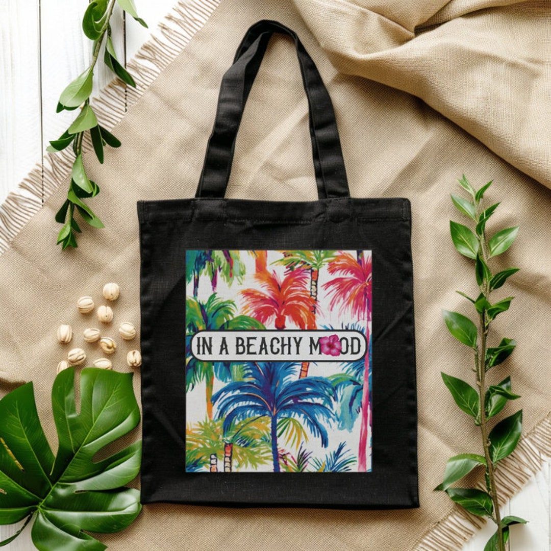 Hawaii Beach Bag, Palm Tree Beach Bag, Gift for Beach Lovers. - Etsy
