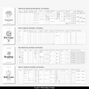 Ultimate ADHD Planner Bundle Printable All in One Ultimate Life Binder ...