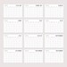 Blank Monthly Calendar Printable Landscape, Blank Calendar Page, Simple ...