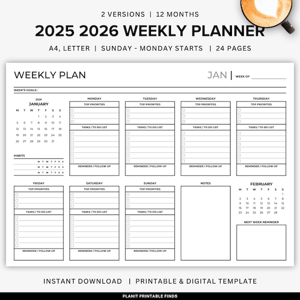 2025 Checklist.pdf 2025 Checklist Planner - Etsy