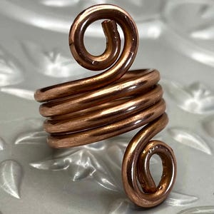 Heavy Gauge Copper Coil Ring