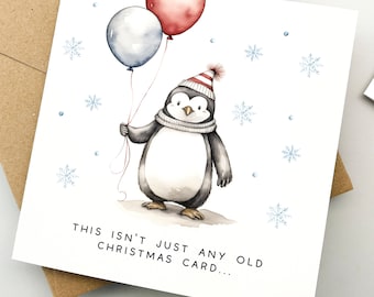 Lustige Dezember-Geburtstagskarte – Kombiniert Geburtstag & Weihnachten, Inkl. Umschlag, Für Freunde & Familie