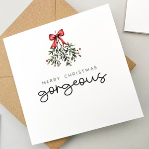 Biglietto di Natale per la persona amata, biglietto di auguri, biglietto di auguri, biglietto carino, biglietto di Natale romantico, moglie, fidanzata, fidanzato, amico, migliore amica