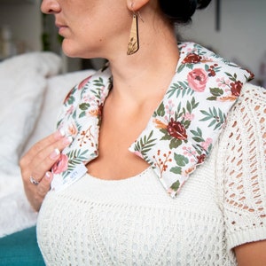 Herbal Neck Wrap, Organic Heat Therapy, Pain Relief, Sore Muscle, Sore Neck, Back Pain, Shoulder Pain, Herbal Remedy, Lavender Neck Wrap