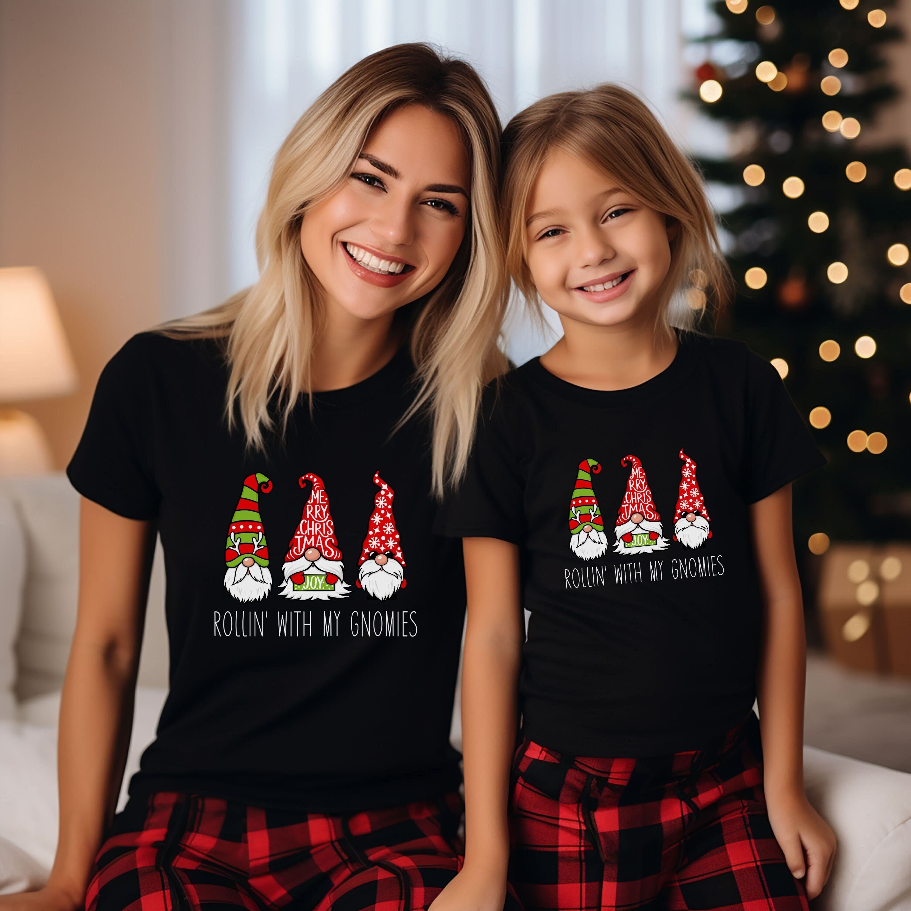 Christmas With My Tribe Matching Family Pajamas, Buffalo Plaid Pants,  Christmas Pajamas, Holiday Pajamas, Christmas Pj's, Holiday Jammies 