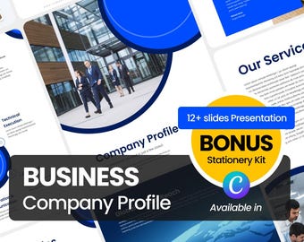 Canva Company Profile Template: Corporate Brochure | Capability Statement, Pitch Deck, Company Presentation, Service Portfolio Presentation
