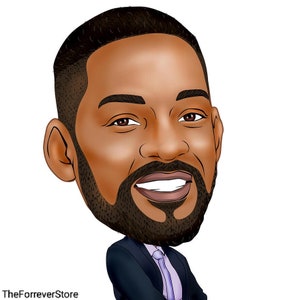 Personalized funny cartoon Caricature Portrait Digital Drawing From Photo, perfect gift for friends and loved ones on any occasion.