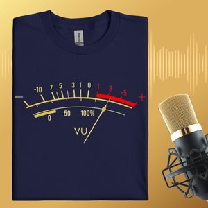 Audiophile Tshirt Gift For Musician DJ Shirt Audio Engineer Tee Vintage Volume Retro Music Lover Shirt Classic Analog Audio Sound System Tee