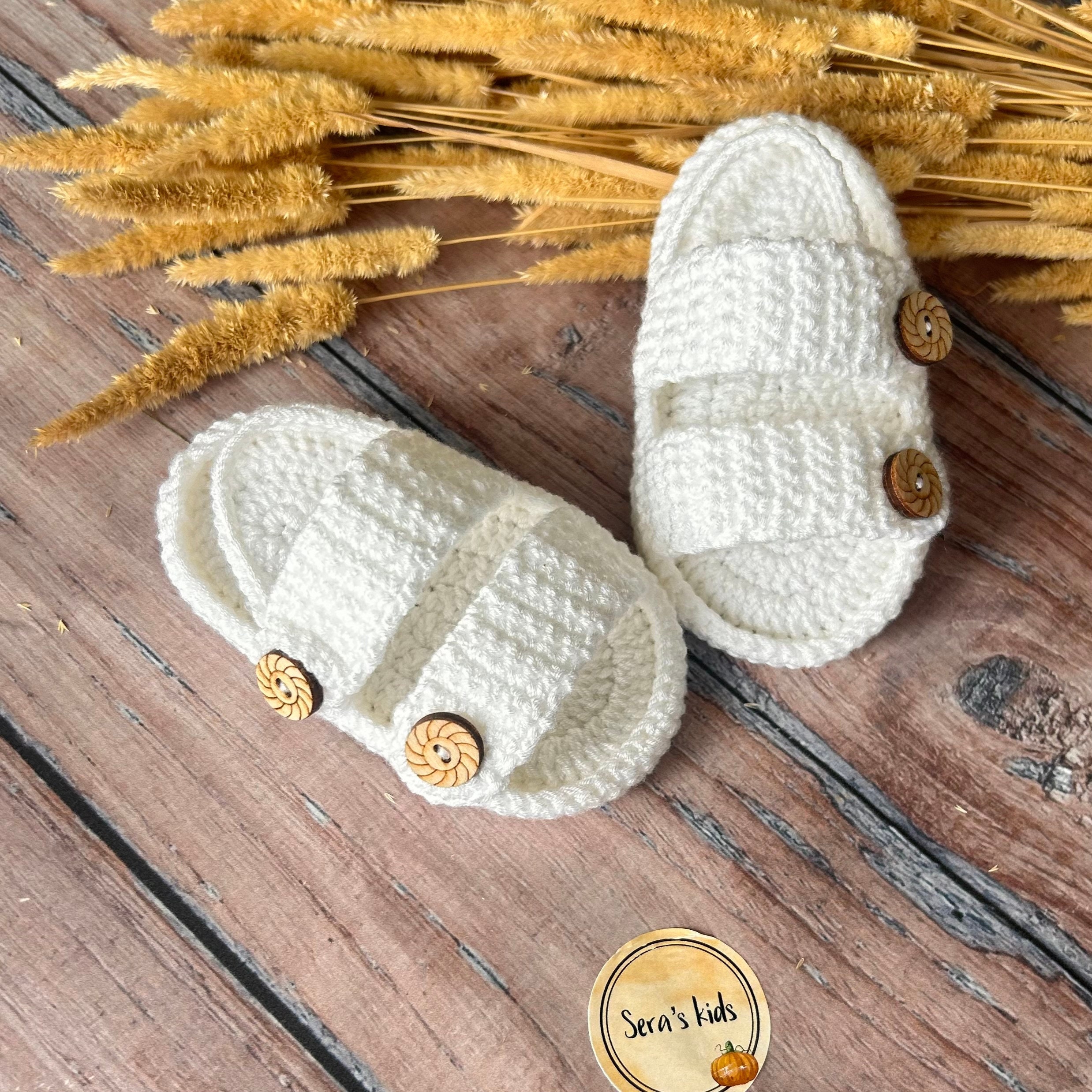 Birkenstock Unisex Sandals, Baby Crochet Boys Sandal, Handmade Baby Footwear