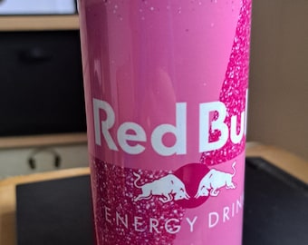 Gepersonaliseerde beker van 20 oz met metalen rietje – R Bull- Roze